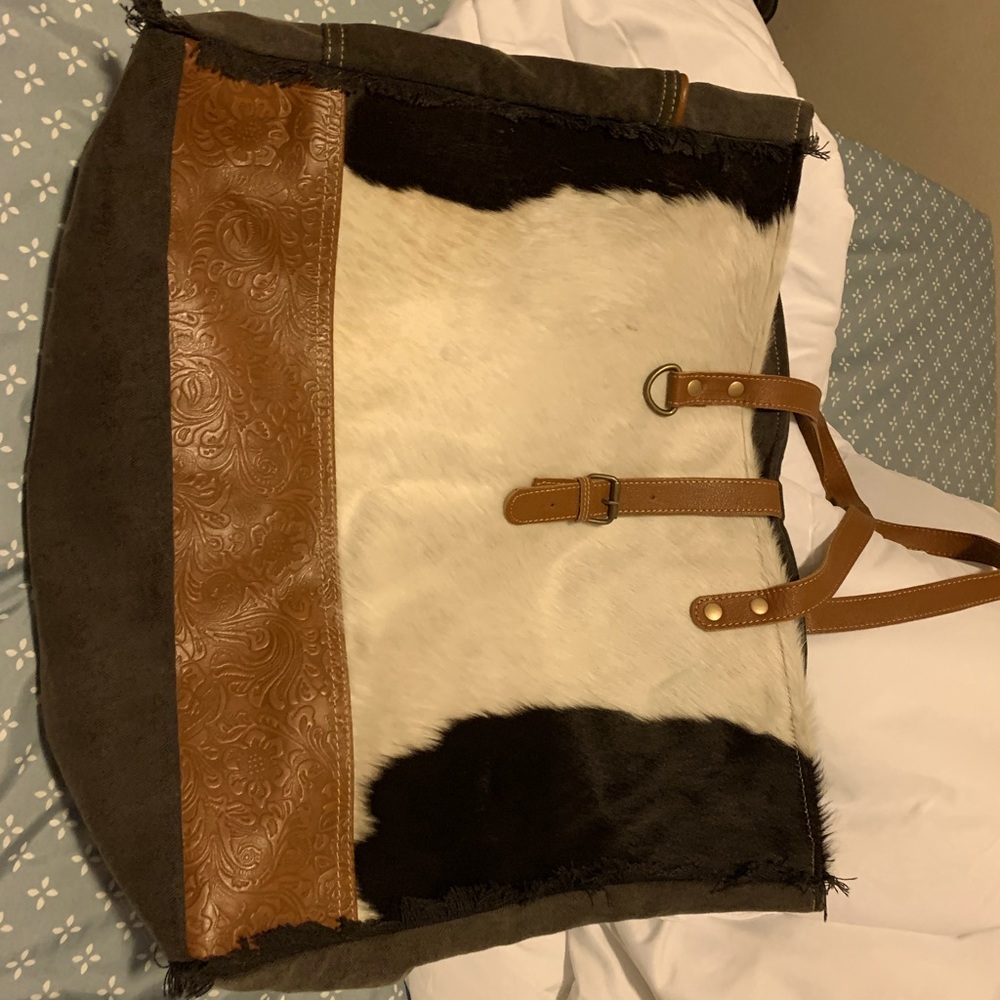 Western cowhide TOTE